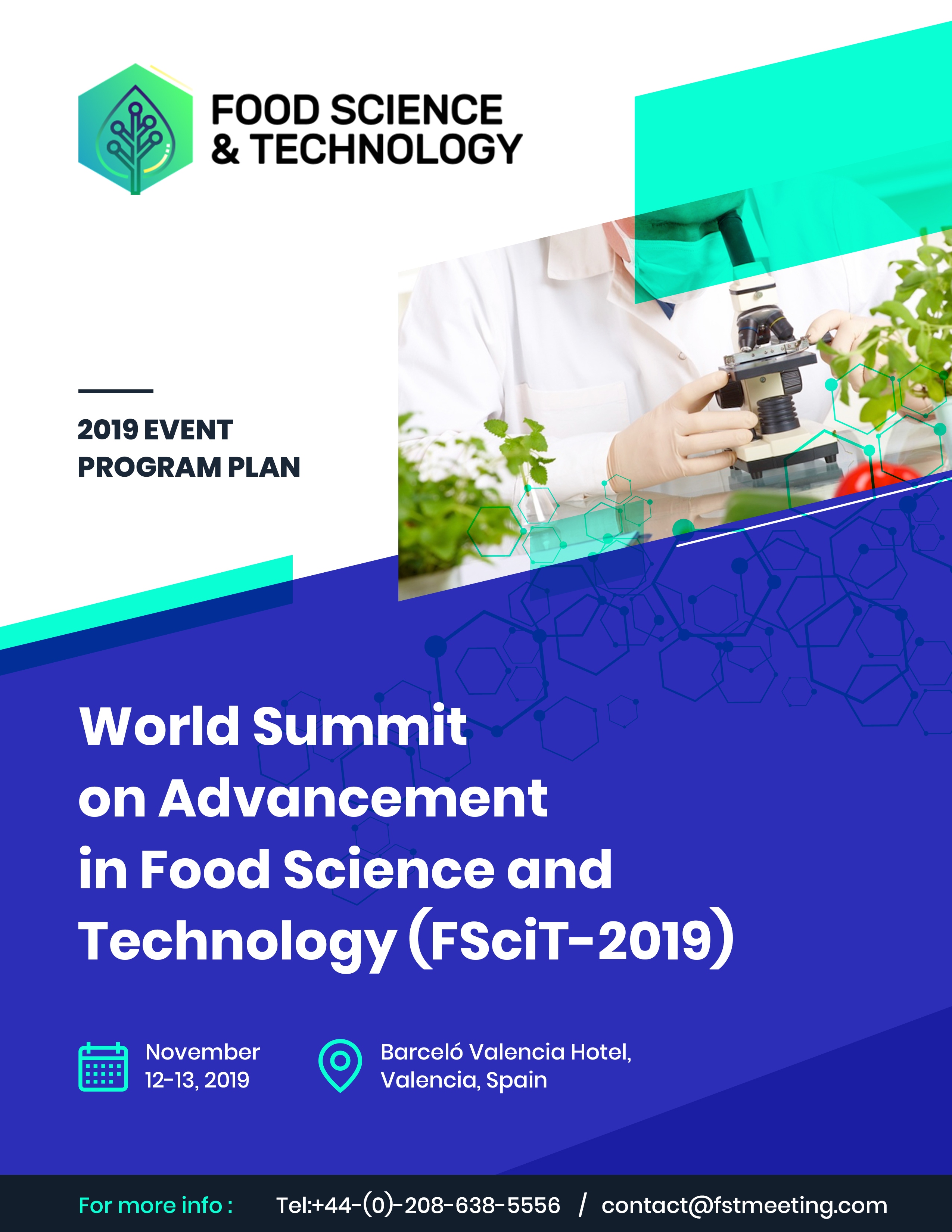 "Мировой саммит, посвященный прогрессу в области пищевых наук и технологий" (FSciT-2019)